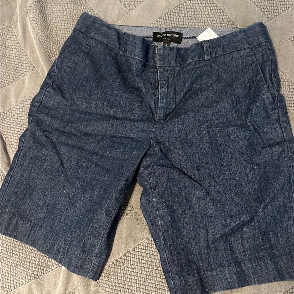 Banana Republic Dark Blue Denim Shorts